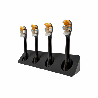 BrushDock – Zahnbürstenkopfhalter für Oral-B ( iO ) & Philips Sonicare - Wandmontage (ohne Bohren)