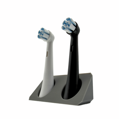 BrushDock – Zahnbürstenkopfhalter für Oral-B ( iO ) & Philips Sonicare - Wandmontage (ohne Bohren)