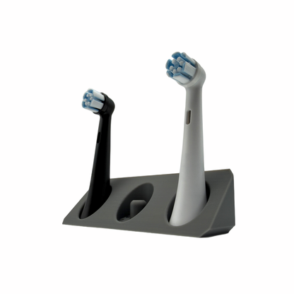 BrushDock – Zahnbürstenkopfhalter für Oral-B ( iO ) & Philips Sonicare - Wandmontage (ohne Bohren)