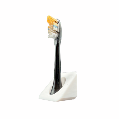 BrushDock – Zahnbürstenkopfhalter für Oral-B ( iO ) & Philips Sonicare - Wandmontage (ohne Bohren)