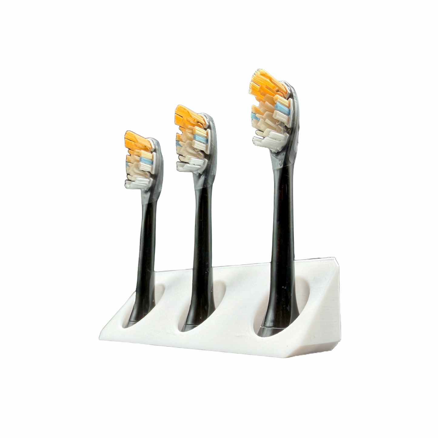 BrushDock – Zahnbürstenkopfhalter für Oral-B ( iO ) & Philips Sonicare - Wandmontage (ohne Bohren)