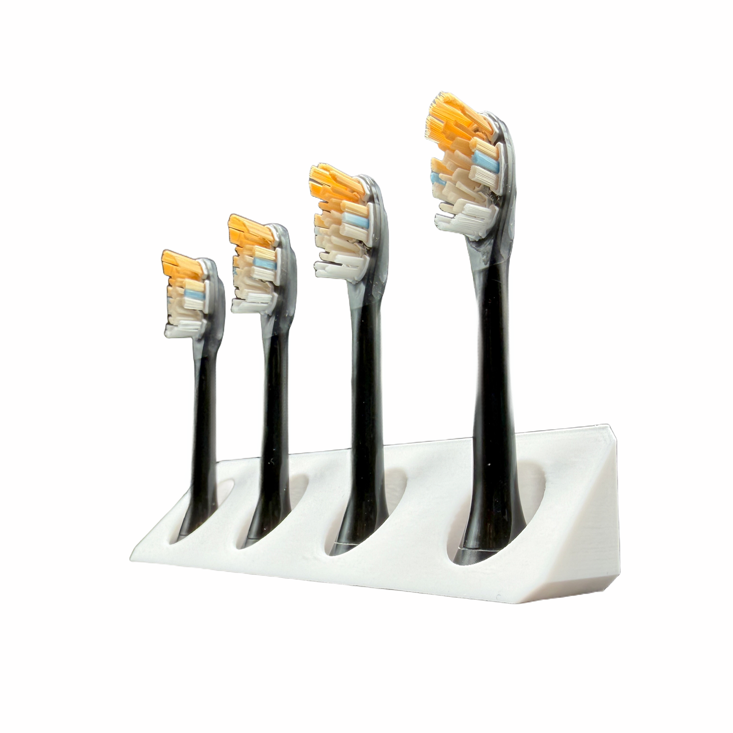 BrushDock – Zahnbürstenkopfhalter für Oral-B ( iO ) & Philips Sonicare - Wandmontage (ohne Bohren)