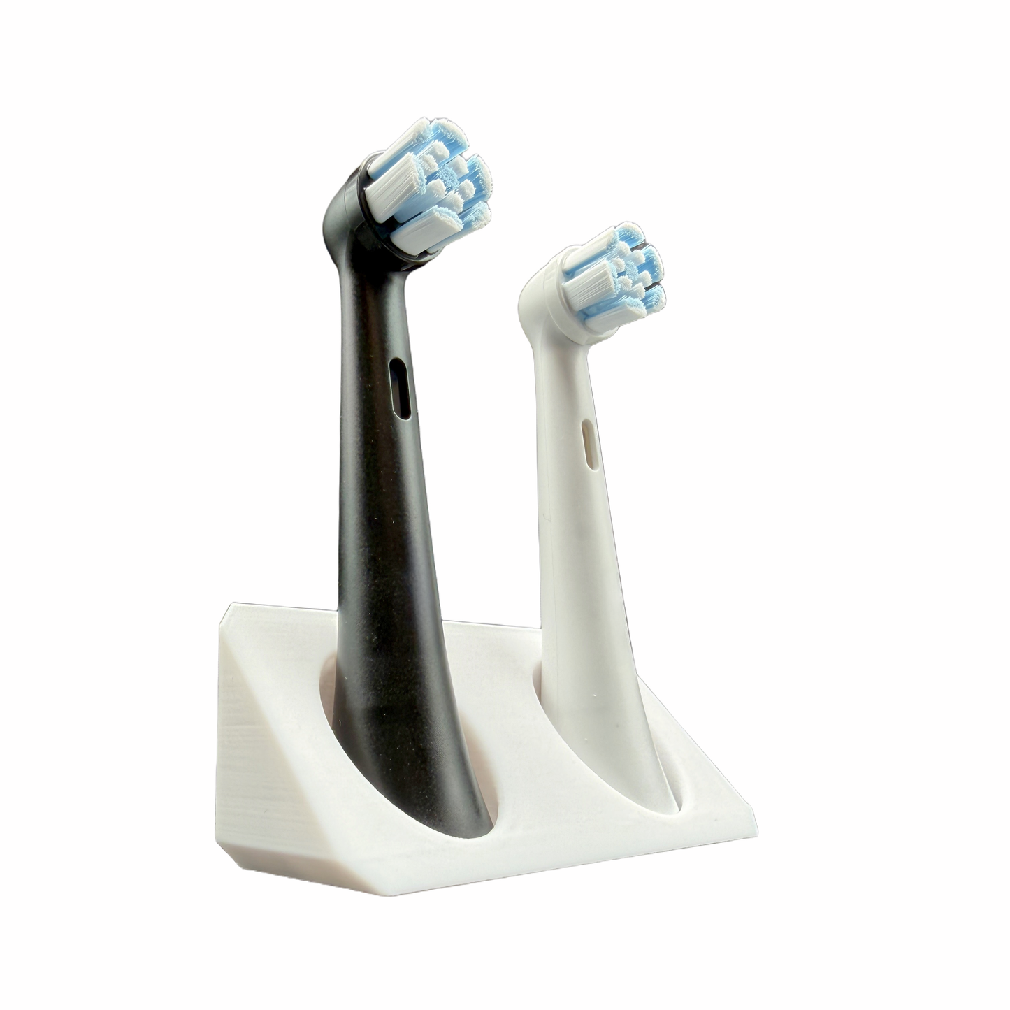 BrushDock – Zahnbürstenkopfhalter für Oral-B ( iO ) & Philips Sonicare - Wandmontage (ohne Bohren)