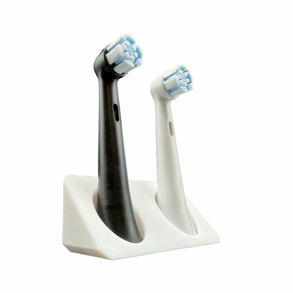 BrushDock – Zahnbürstenkopfhalter für Oral-B ( iO ) & Philips Sonicare - Wandmontage (ohne Bohren)