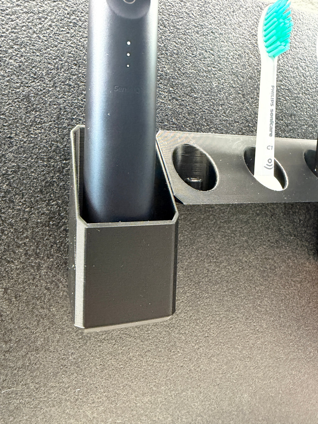 BrushDock Handle – Zahnbürstenhalter Wandmontage für elektrische Zahnbürsten